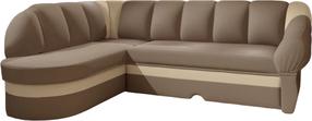 Kampinė sofa Benano Soft 15 & Soft 18, ruda sp., kairinė, 180 x 250 cm x 85 cm