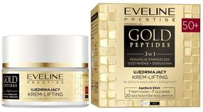 Veido kremas Eveline Gold Peptides 3 in 1 50+, 50 ml, 50+