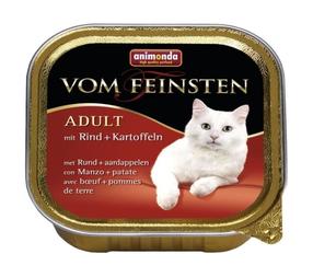 Šlapias kačių maistas Animonda Vom Feinsten Beef and Potatoes, jautiena, 0.100 kg