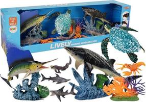 Набор фигурок Lean Toys Lively Marine Mobilization, 10 шт., многоцветный