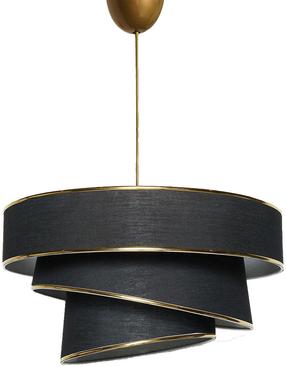 Šviestuvas kabinamas Opviq Couper 390FLH1686, E27, 1 x 60 W, aukso sp./juoda sp. / aukso sp.