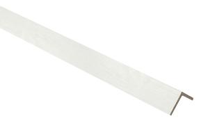 Apdailos kampas Domoletti, ąžuolo sp./balta sp., 248 cm x 2.4 cm