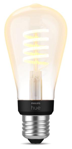 Viedā spuldze Philips Hue LED, ST64, 2200 - 4500 °K, E27, 7 W, 550 lm