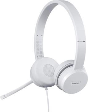 Vadu austiņas Lenovo 110 Stereo, balta krās.