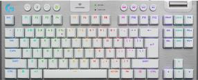 Belaidė žaidimų klaviatūra Logitech G915 X Lightspeed TKL 920-012737 GL Tactile, Anglų (US), balta sp./sidabro sp.