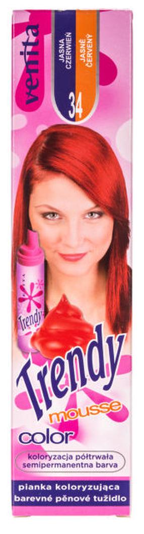 Dažymo putos Venita Trendy Color, raudona sp., Red 34, 75 ml