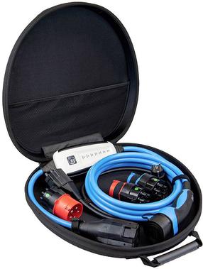 Elektromobiļa uzlādes kabelis DiniTech NRG Kick Optimal, type 2, 5 m, 22 kW, zila krās.
