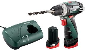 Дрель с батареей Metabo PowerMaxx BS, 12 В