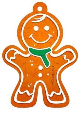 Automobilių oro gaiviklis ACappella Gingerbread Boy