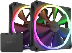 Gaisa dzesētājs korpusam NZXT F140 RGB 2-Pack + Controller, 140 mm x 140 mm