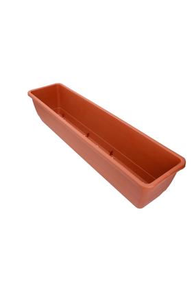 Ziedu kaste 1988A, plastmasa, Ø 50 cm, brūna krās.