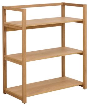 Knygų lentyna Ludza, ruda, 40 cm x 80 cm x 93.3 cm