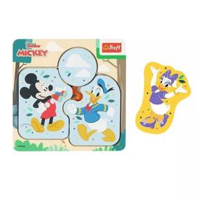 Puidust pusle Trefl Disney Mickey Mouse & Friends, mitmevärviline, 6 tk