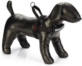 Regulējamas krūšu siksnas Beeztees Harness, melna krās., 720 - 900 mm x 30 mm, 72-90X30