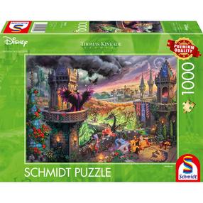 Dėlionė Schmidt Disney Thomas Kinkade Studios: Maleficent 58029, 49 cm x 69 cm, 1000 vnt., įvairių spalvų
