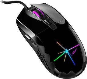 Vadu spēļu pele Genius Scorpion M715, ar vadu pie usb / ps/2, melna krās.