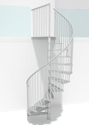 Spirālveida kāpnes Minka Portofino, 140 cm x 300.3 cm