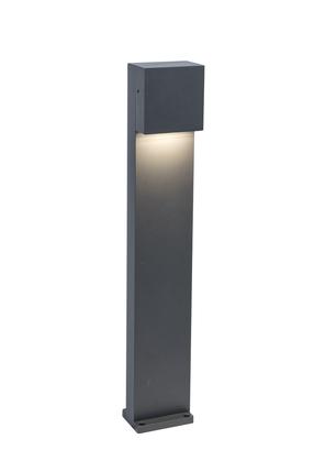 Pastatomas lauko šviestuvas Lutec Gemini XF, 9.50W, LED, IP54, tamsiai pilka sp., 9.2 cm x 65 cm