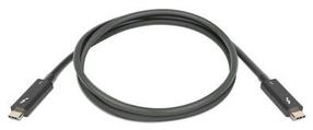 Laidas Lenovo Cable Thunderbolt 3 Thunderbolt 3, Thunderbolt 3, 0.7 m, juoda sp.