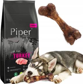 Kuiv koeratoit Piper with Bone, kalkun, 12 kg