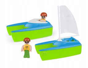 Игрушечная лодка Lena Boaties 04722, синий цв./зеленый цв.