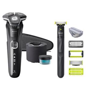 Barzdaskutė Philips 5000 S5898/79 + Q11864 ONE BLADE, li-ion, juoda sp.
