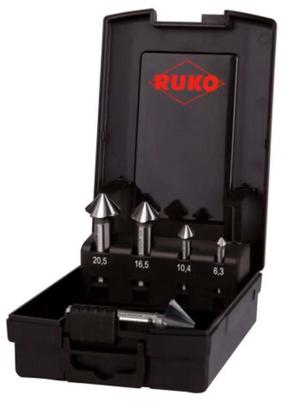 Freesimiskomplekt Ruko HSS 4S 6.3-25mm, 5 tk
