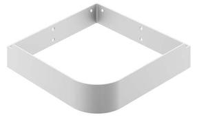 Hoidik Ravak Yard 450 C, 34.1 cm x 34.1 cm x 7 cm, roostevaba teras, valge v.