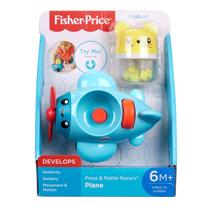 Edukacinis žaislas, žaislinis lėktuvas Mattel Fisher Price FVC74, mėlyna sp./geltona sp.