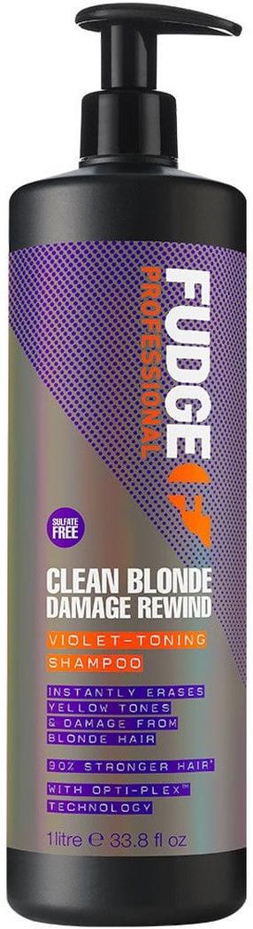 Šampoon Fudge Clean Blonde Damage Rewind Violet-Toning, 1000 ml