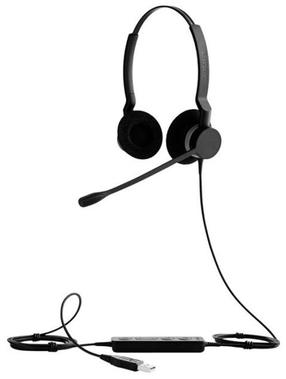 Juhtmega kõrvaklapid Jabra Biz 2300 Duo, must v.