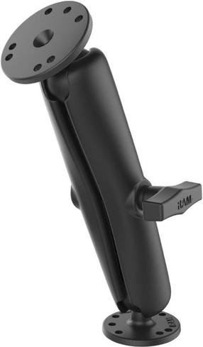 Кронштейн RAM Mounts Double Ball Mount with Two Round Plates, черный цв.