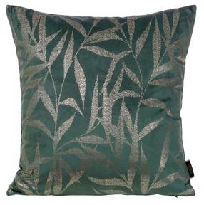 Dekoratīvs spilvena pārvalks JWI-08, zelta krās./piparmētra (mint) krās., 45 cm x 45 cm