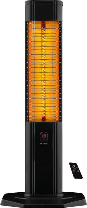 Infrasarkanais sildītājs Luxeva Joris, 2 kW, Melna krās.