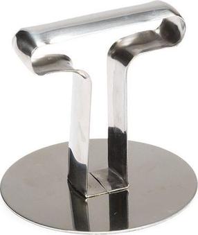 Küpsetusvorm, tõukur Patisse, 9 cm, hõbe v.