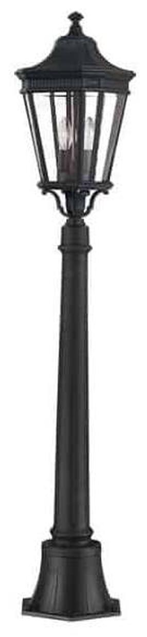 Vabalt seisev välisvalgusti Elstead Lighting Cotswold Lane, 60W, E14, IP44, must v., 22.9 cm x 110 cm