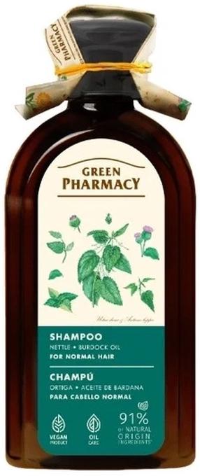 Šampūns Green Pharmacy Nettle and Burdock Oil, 350 ml