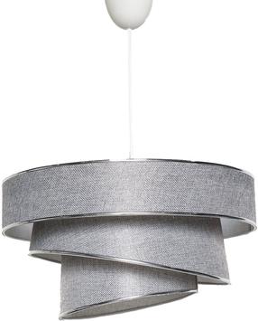 Lampa karināms Opviq Couper 390FLH1687, E27, 1 x 60 W, sudraba krās./pelēka krās. / balta krās.