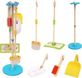 Namų ruošos žaislas, valymo rinkinys Tooky Toy, įvairių spalvų