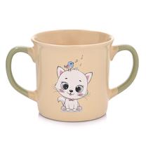 Vaikiškas puodelis Ambition Sweetie Cat, 250 ml, 1 m., 7.6 cm, keramika, geltona sp.