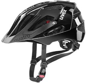 Dviratininkų šalmas universalus Uvex Quatro All Black, juoda sp., 56-61