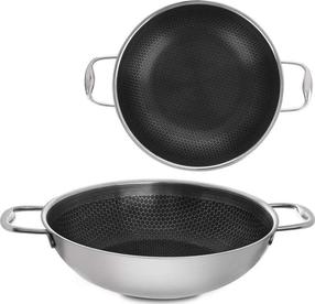 Praepann Orion Cokcell Hybryd Wok, Ø 28 cm, alumiinium/roostevaba teras