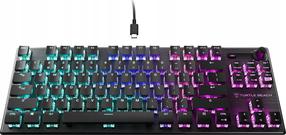 Laidinė žaidimų klaviatūra Turtle Beach Vulcan TKL Aimo, Anglų (US), juoda sp.