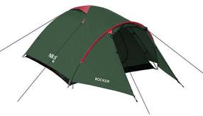 3-местная палатка Nils Camp Rocker NC6013, зеленый цв., 290 см x 210 см x 130 см