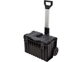 Ящик для инструментов на колесах Yato YT-09166, 58.5 см x 42.5 см x 41 см, 42 л, черный цв.