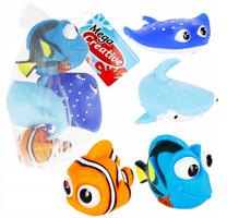 Vonios žaislų rinkinys Mega Creative Sea Animals, įvairių spalvų, 4 vnt.