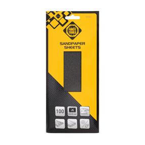 Slīpēšanas loksne Forte Tools 100, 100, 23 cm x 9.3 cm, 5 gab.