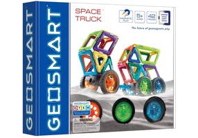 Magnētiskais konstruktors GeoSmart Kosmosa kravas auto GEO301, 43 gab.