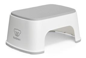 Pakāpiena soliņš BabyBjorn Step Stool, polipropilēns (pp), balta krās./pelēka krās.