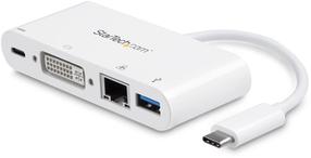 Dokkimisjaam StarTech USB C Multiport Adapter to DVI-D (Digital) Video - 60W PD DKT30CDVPD